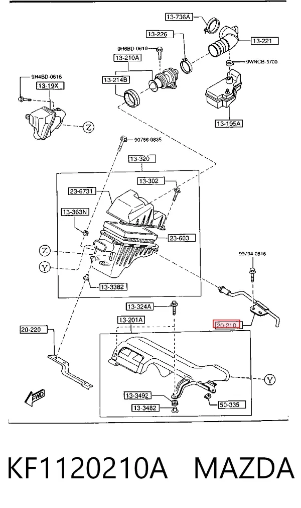  KF1120210A Mazda