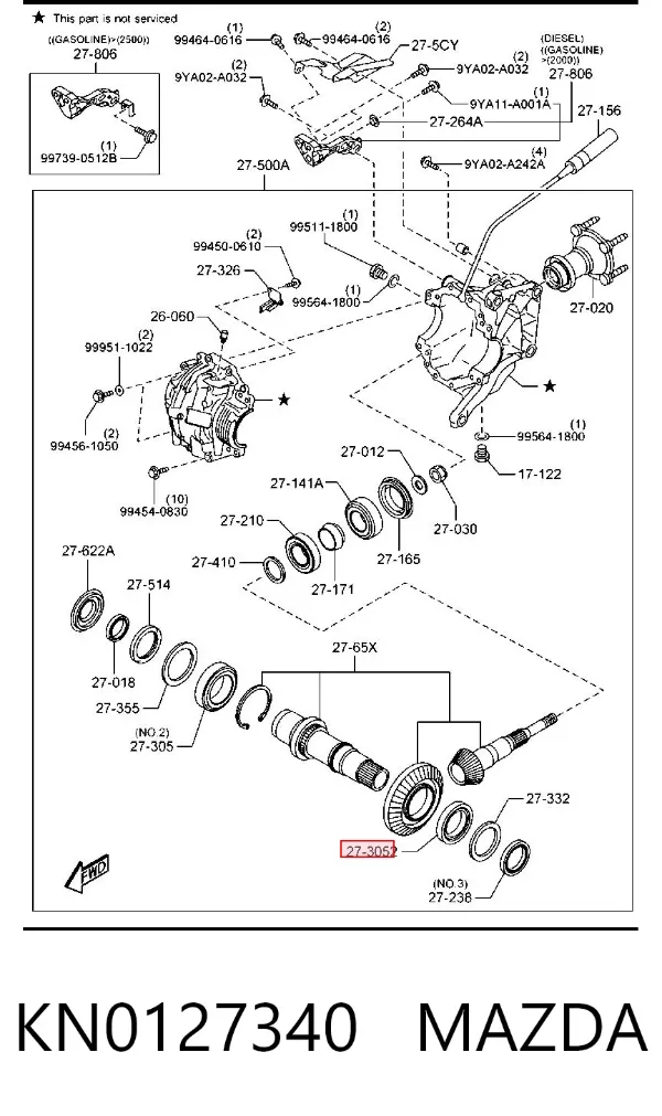  KN0127340 Mazda
