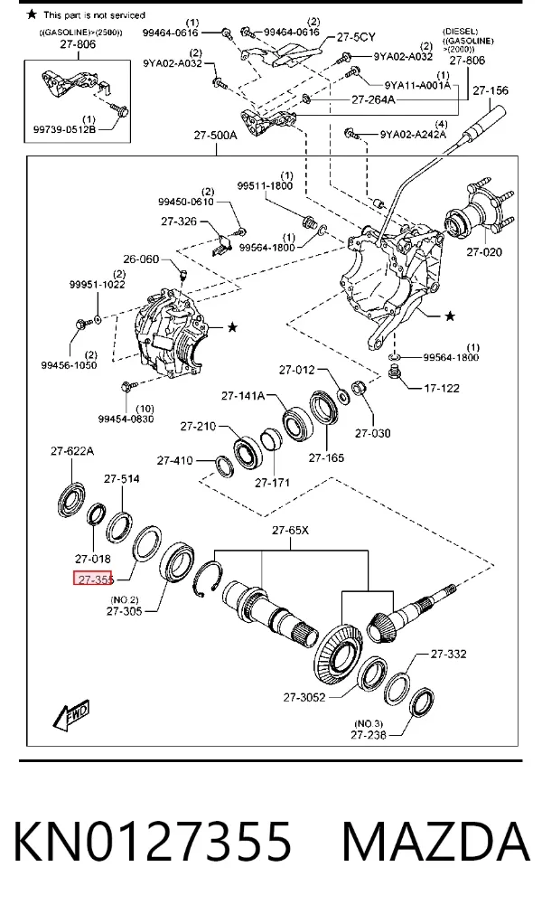  KN0127355 Mazda