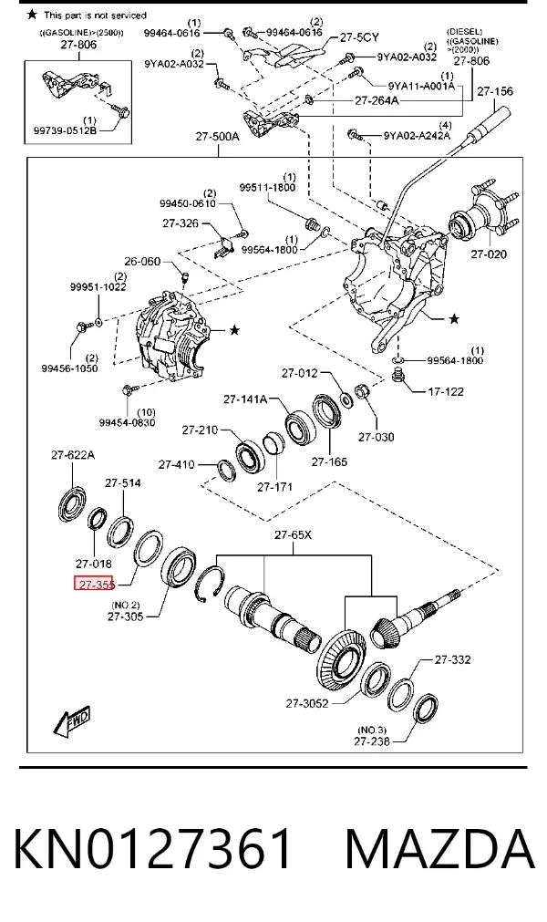  KN0127361 Mazda
