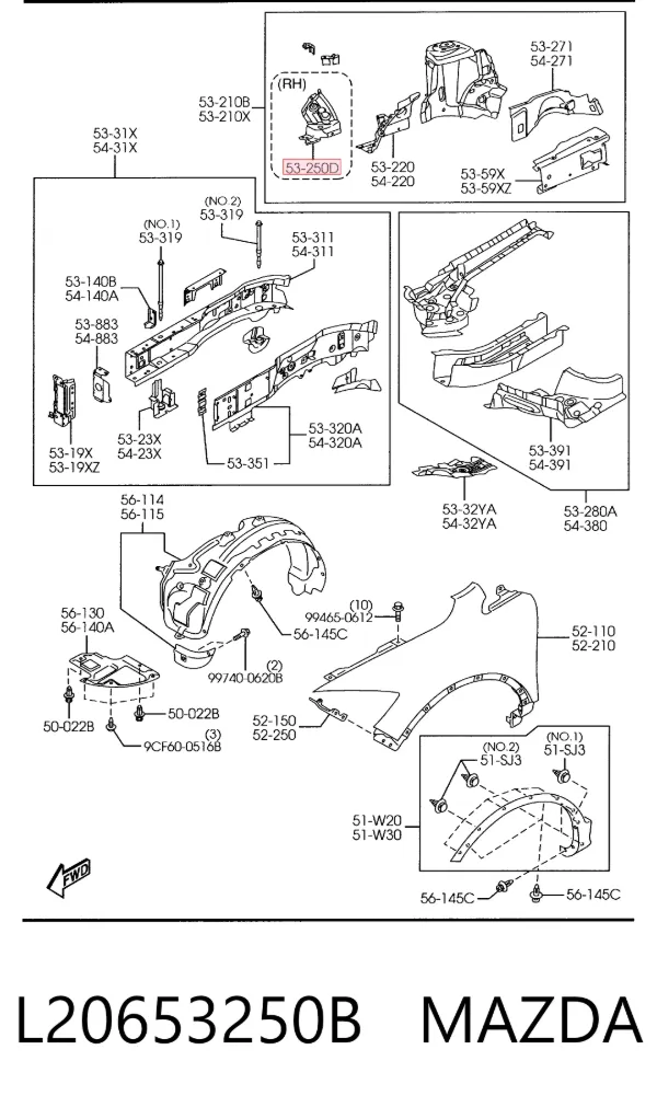  L20653250B Mazda