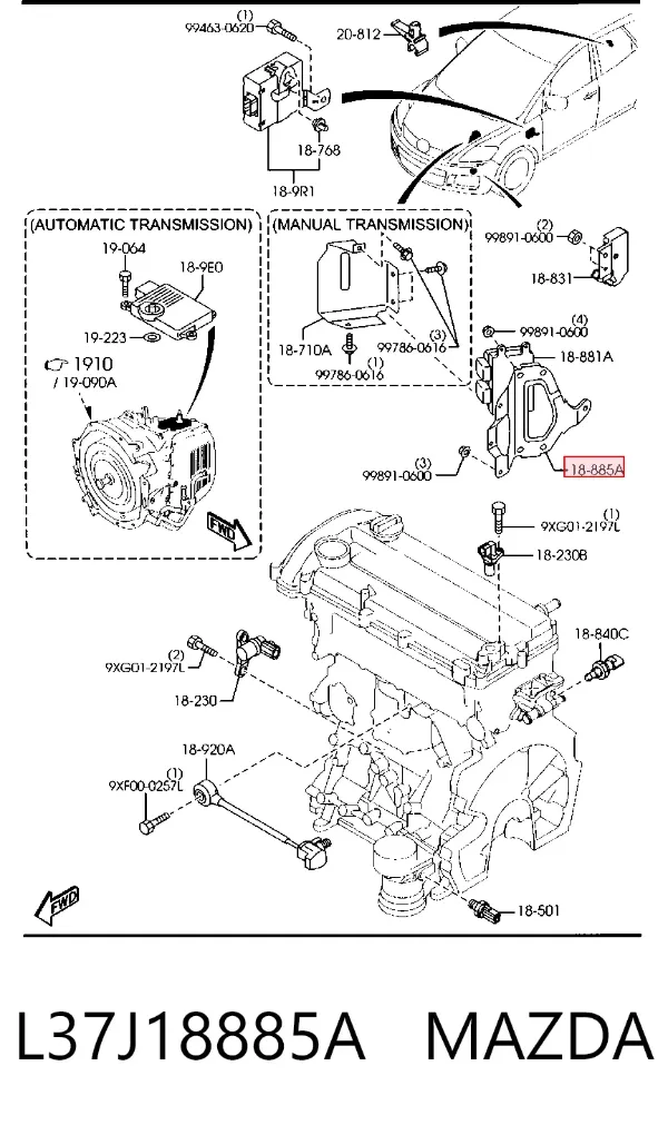  L37J18885A Mazda