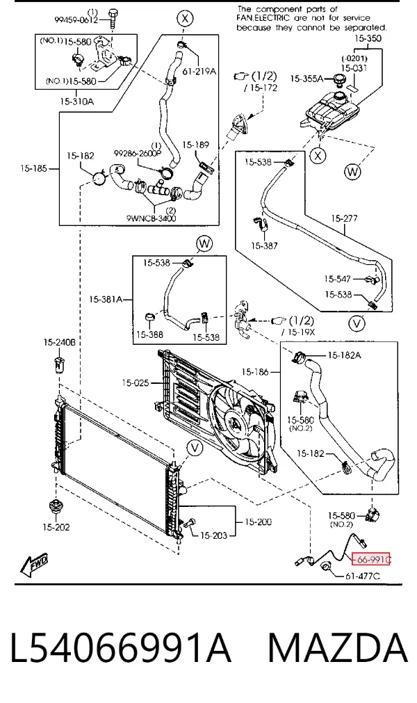  L54066991A Mazda