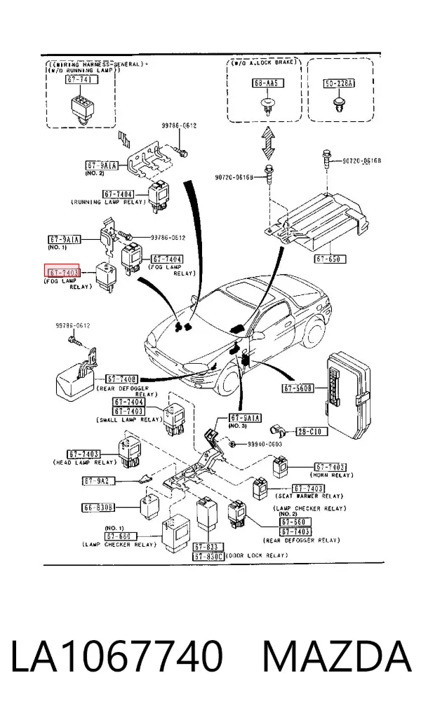  LA1067740 Mazda