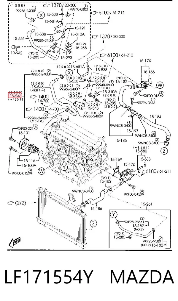  LF171554Y Mazda