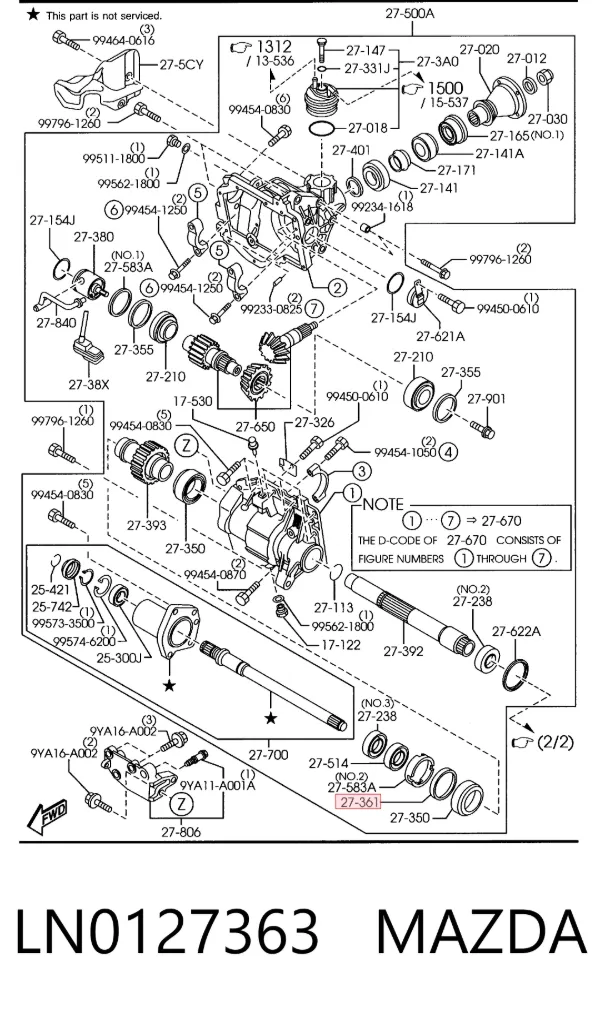  LN0127363 Mazda