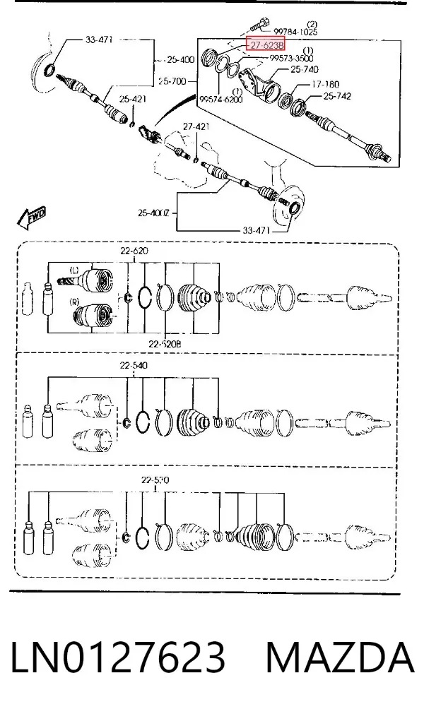  LN0127623 Mazda
