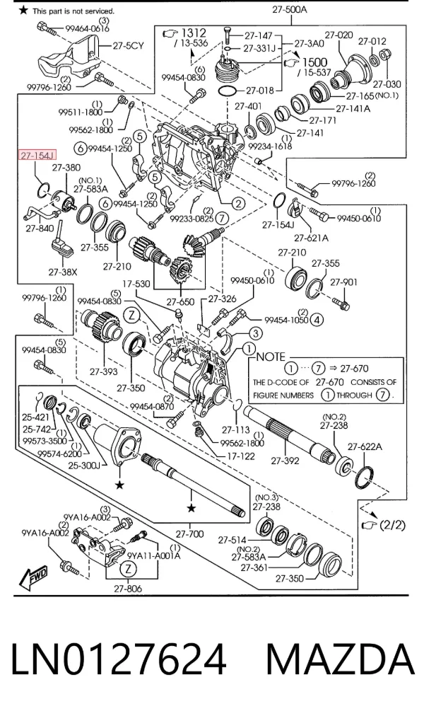  LN0127624 Mazda
