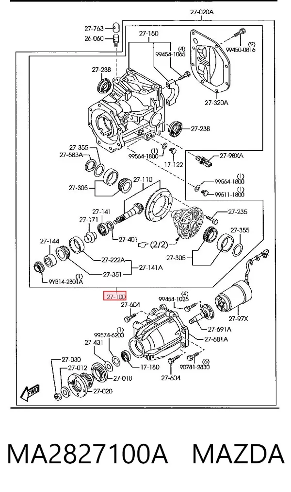  MA2827100A Mazda