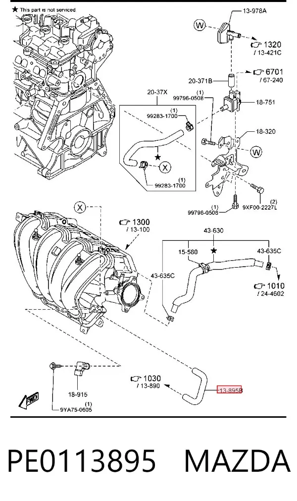  PE0113895 Mazda