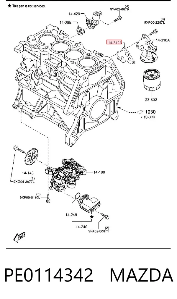 PE0114342 Mazda