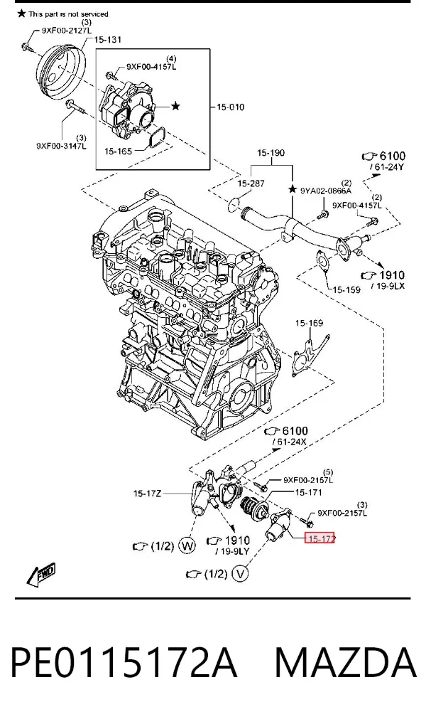  PE0115172A Mazda