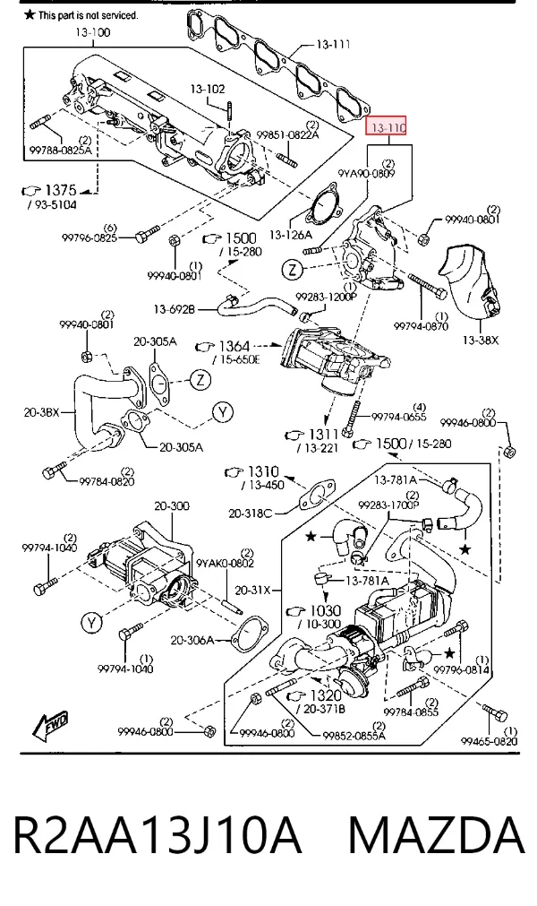  R2AA13J10A Mazda