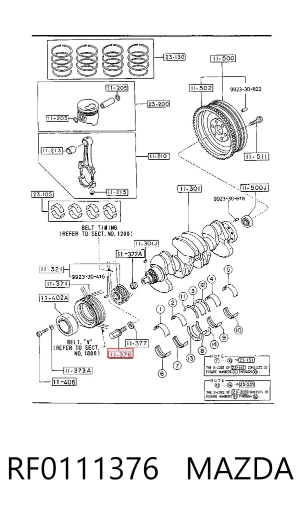 RF0111376 Mazda