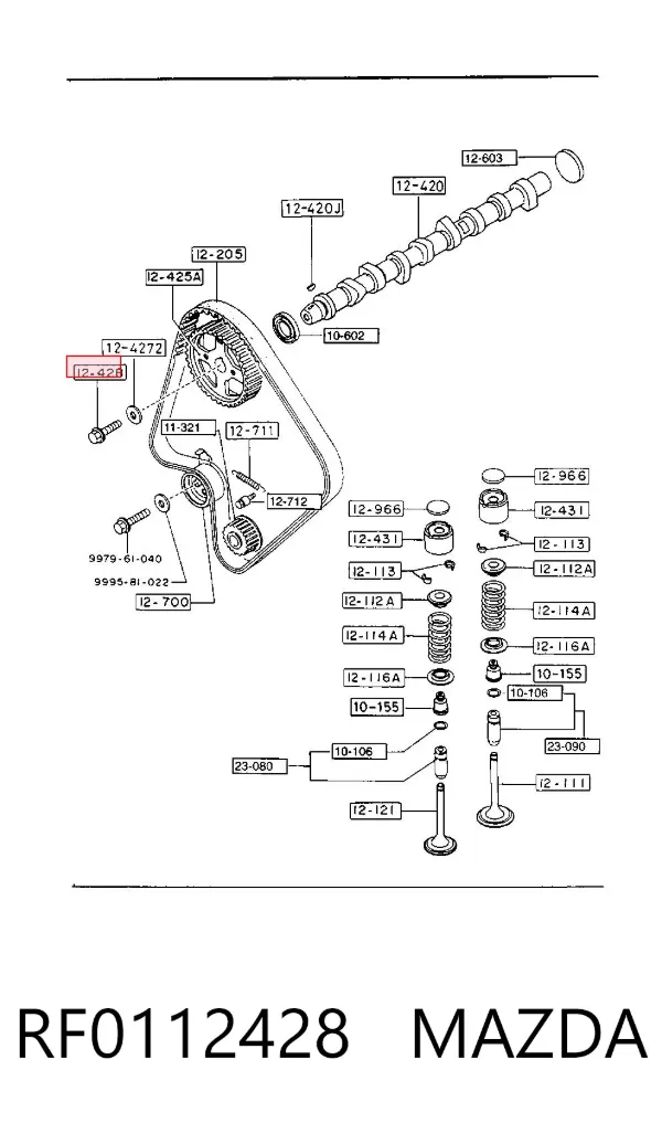  RF0112428 Mazda