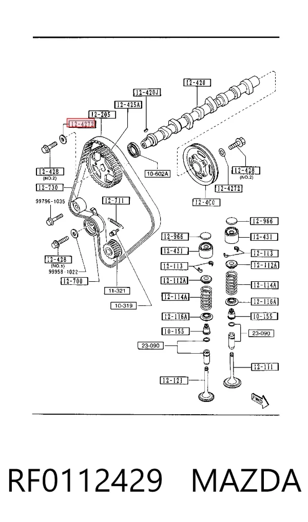  RF0112429 Mazda