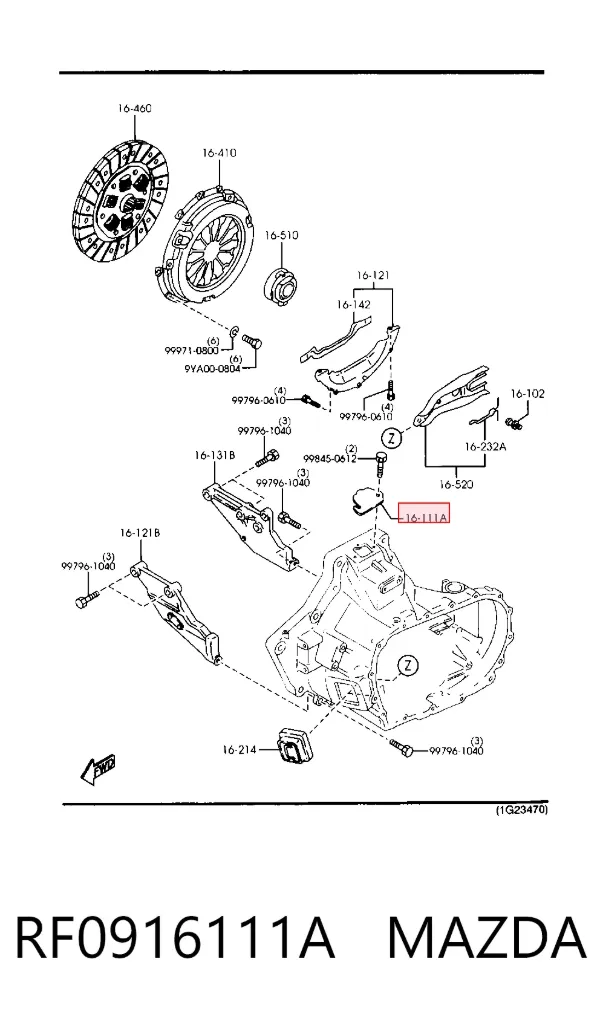  RF0916111A Mazda