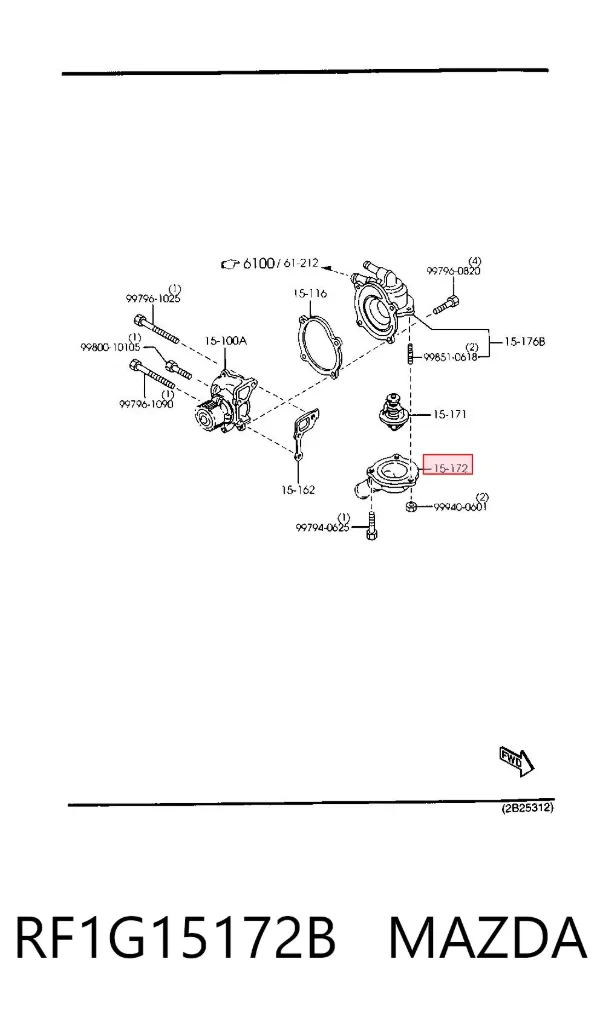  RF1G15172B Mazda