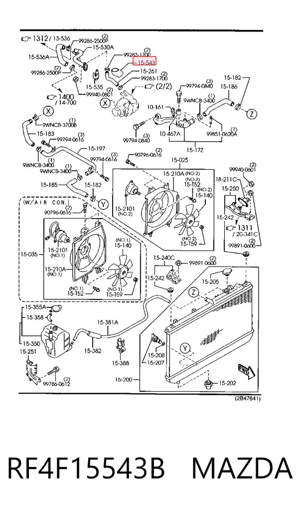  RF4F15543B Mazda