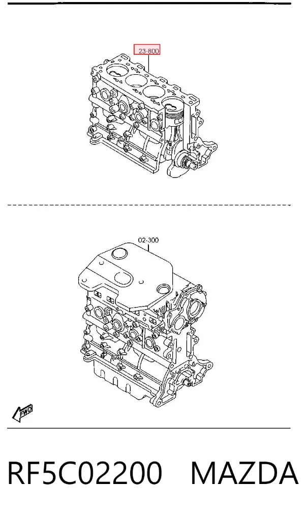  RF5C02200 Mazda