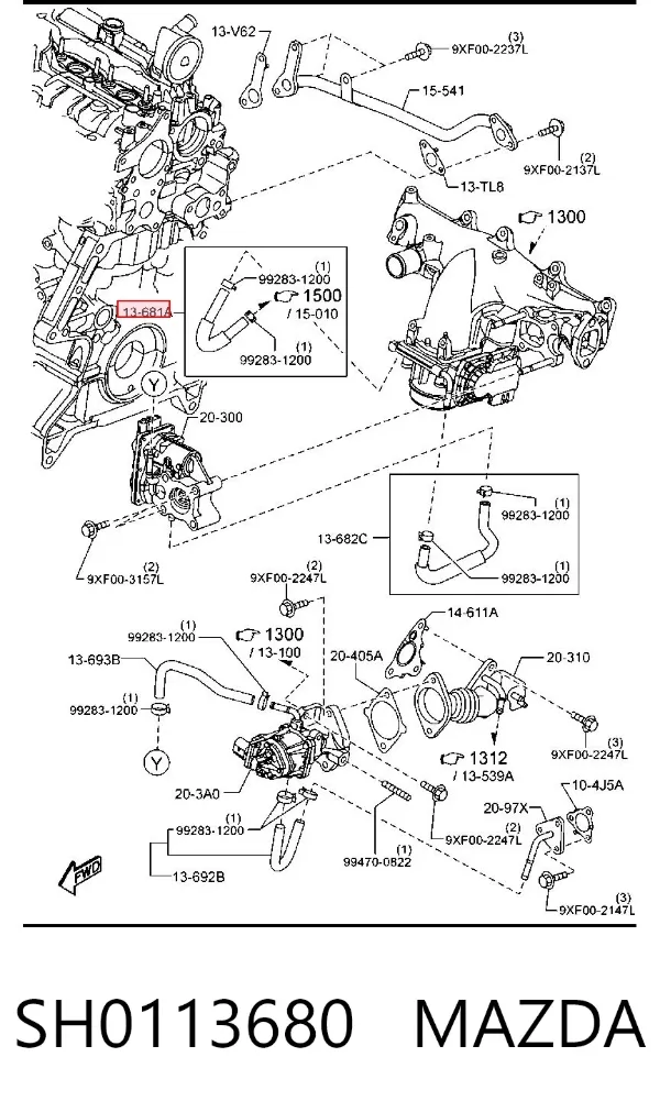  SH0113680 Mazda