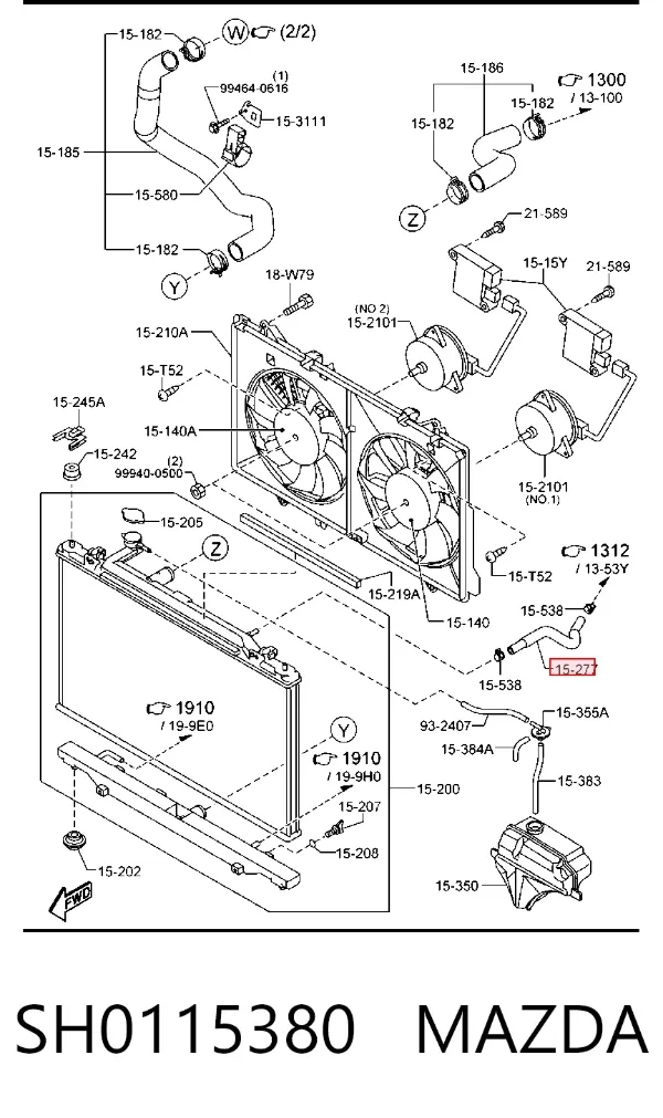 SH0115380 Mazda