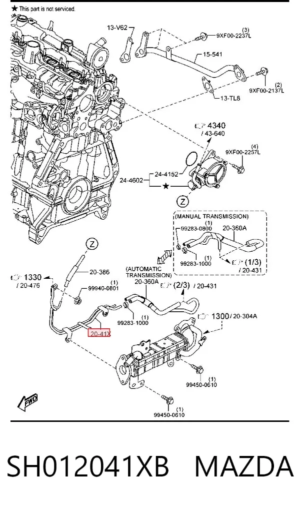  SH012041XB Mazda