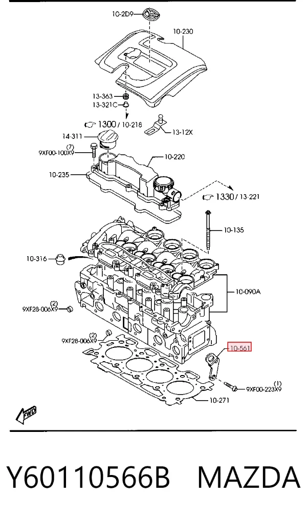 Y60110566B Mazda