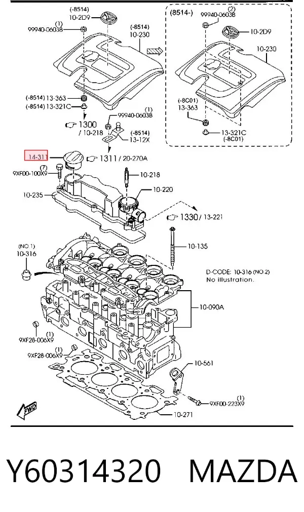  Y60314320 Mazda