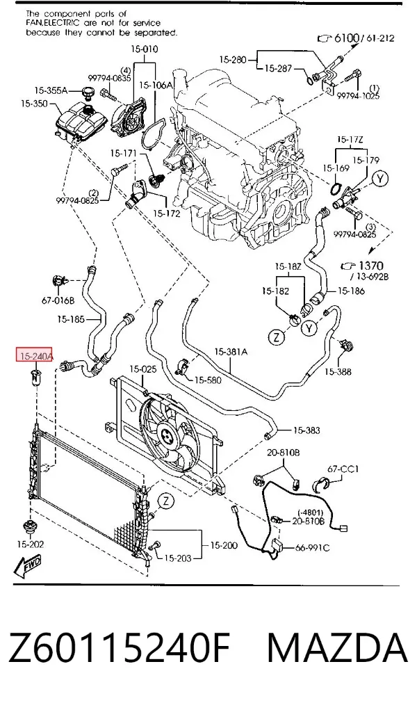  Z60115240F Mazda