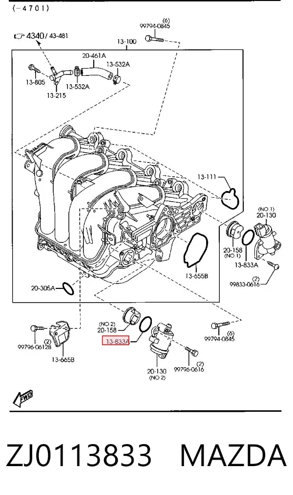  ZJ0113833 Mazda