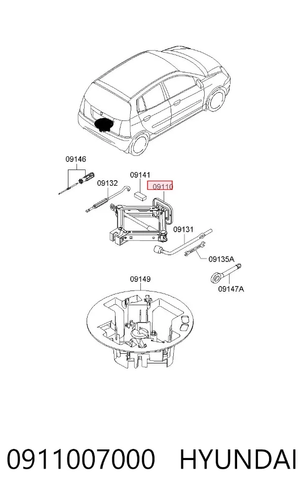  0911007000 Hyundai/Kia