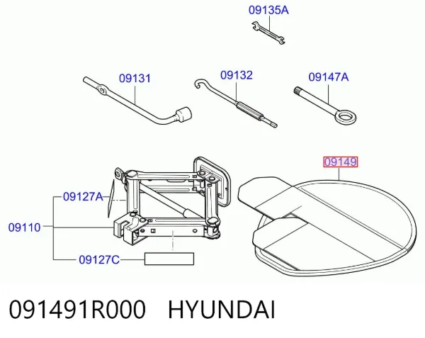  091491R000 Hyundai/Kia