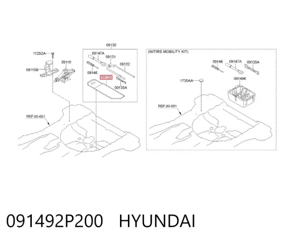  091492P200 Hyundai/Kia