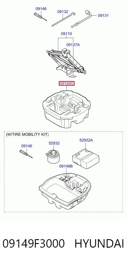 09149F3000 Hyundai/Kia