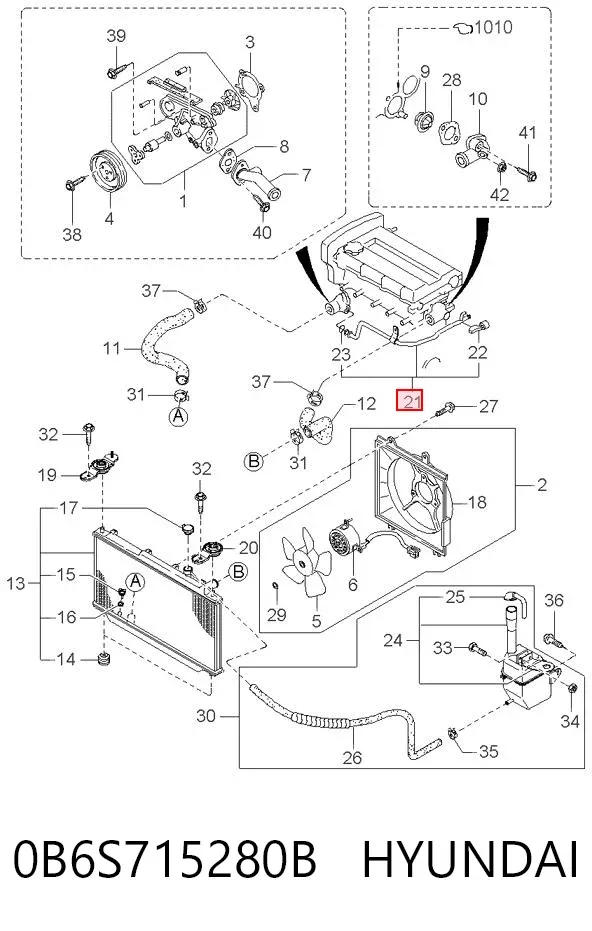  0B6S715280B Hyundai/Kia