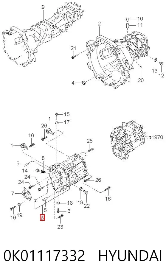  0K01117332 Hyundai/Kia