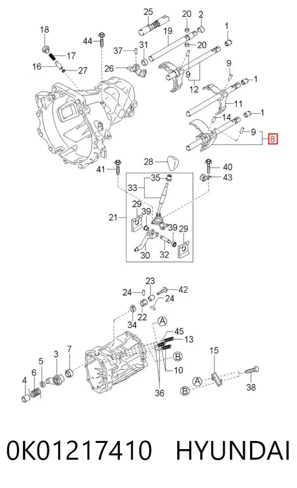  0K01217410 Hyundai/Kia