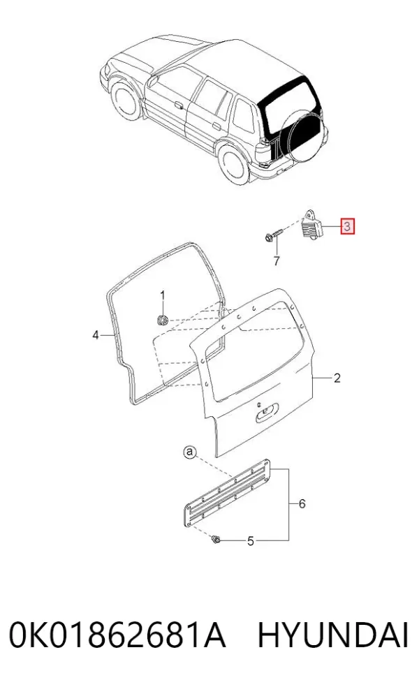  0K01862681A Hyundai/Kia