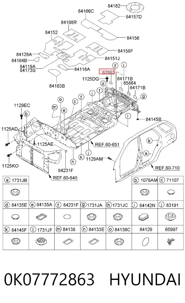  0K07772863 Hyundai/Kia