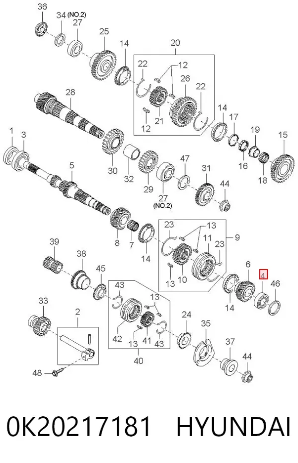  0K20217181 Hyundai/Kia