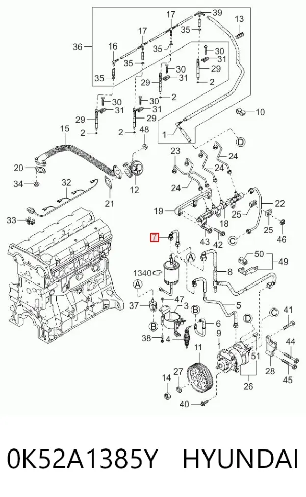 0K52A1385Y Hyundai/Kia