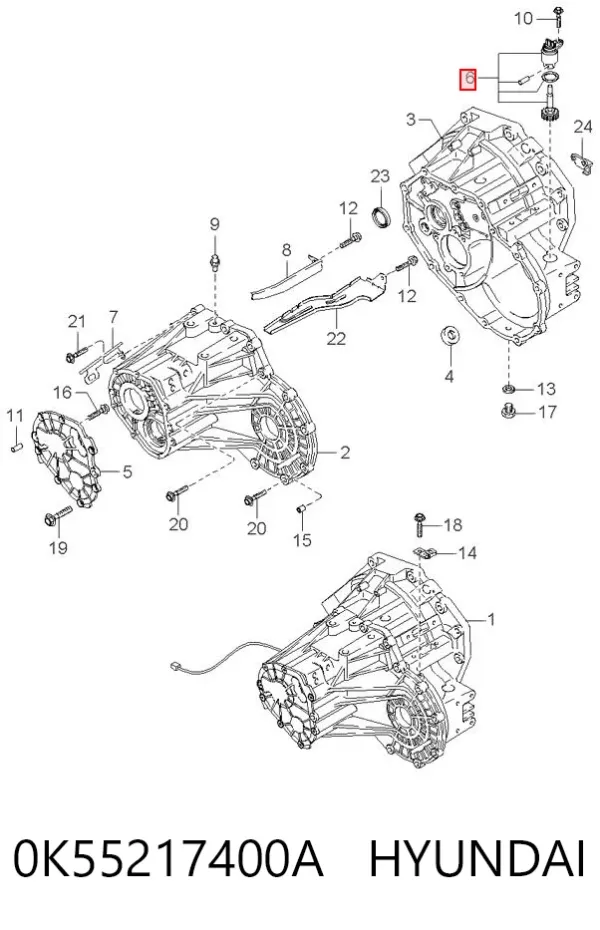  0K55217400A Hyundai/Kia