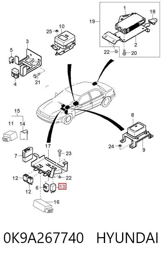  0K9A267740 Hyundai/Kia