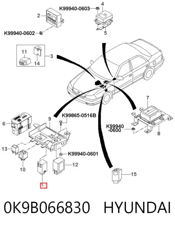 0K9B066830 Hyundai/Kia