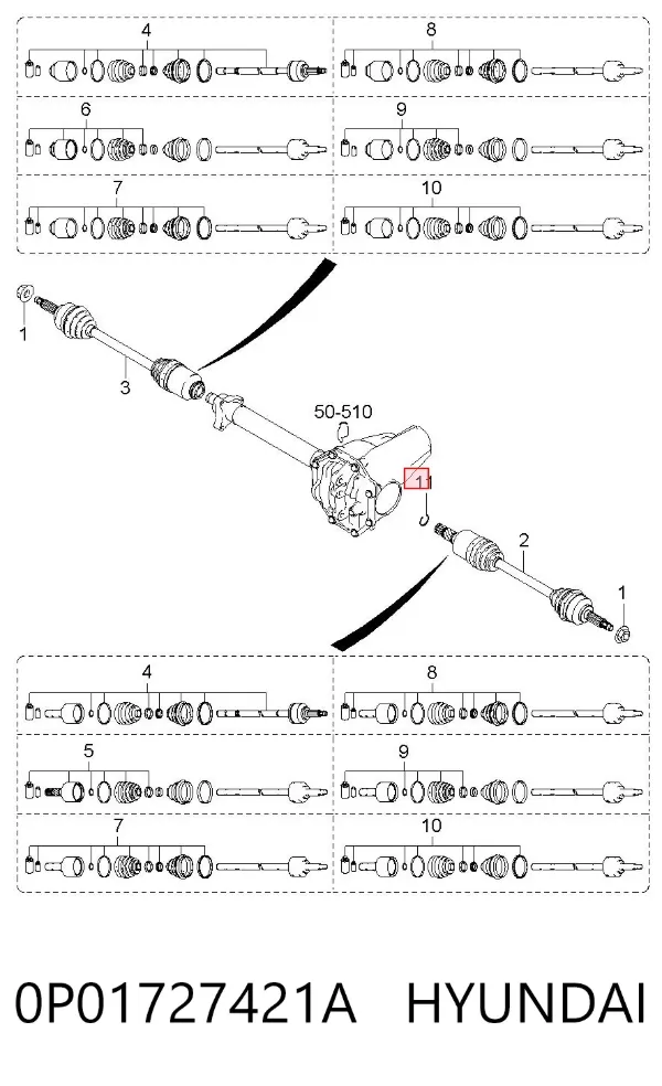  0P01727421A Hyundai/Kia