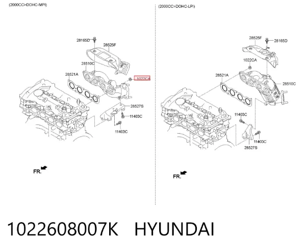  1022608007K Hyundai/Kia