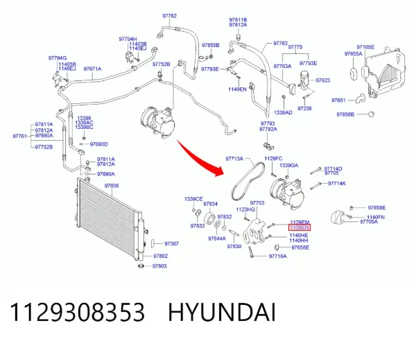  1129308353 Hyundai/Kia