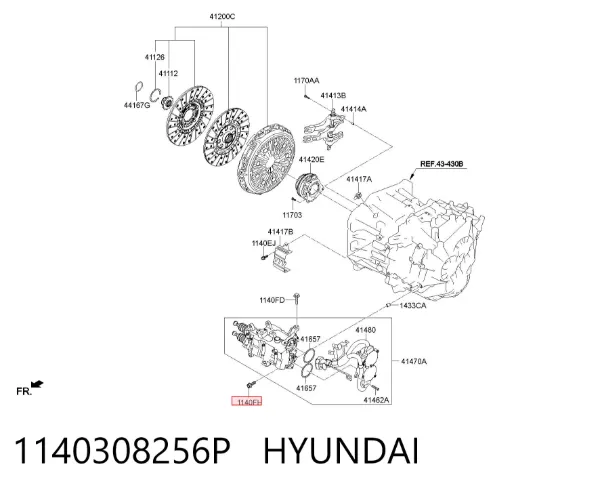  1140308256P Hyundai/Kia