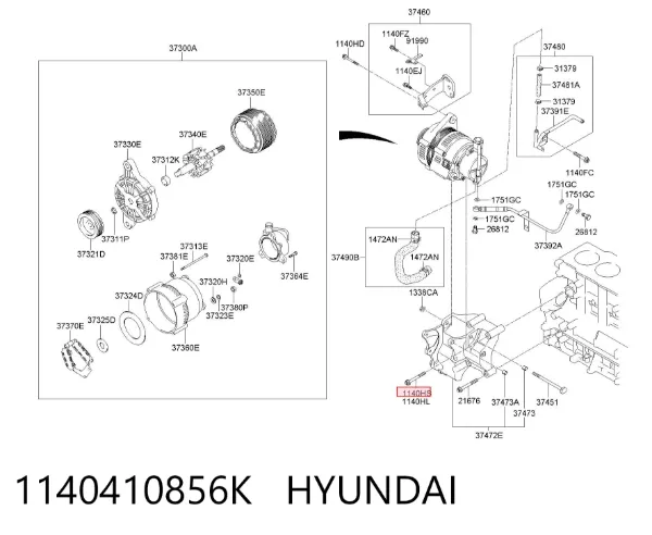  1140410856K Hyundai/Kia